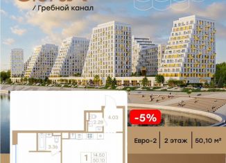 Продаю однокомнатную квартиру, 50.1 м2, Нижегородская область