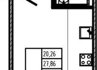 Продам квартиру студию, 27.9 м2, Сертолово