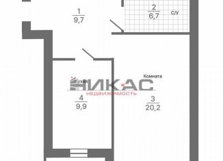 Продажа однокомнатной квартиры, 46 м2, Ярославль, проспект Ленина, 28А