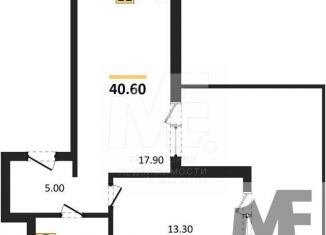 Продам однокомнатную квартиру, 40.6 м2, Республика Башкортостан, Лесная улица