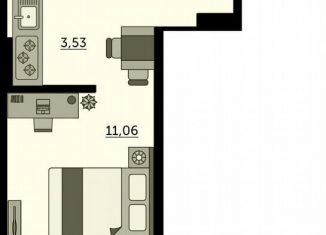 Продаю квартиру студию, 29.6 м2, Ростов-на-Дону, улица Ларина, 45с11