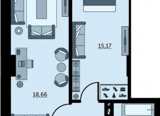 Продажа 2-ком. квартиры, 61.8 м2, Ростов-на-Дону, улица Ларина, 45с11