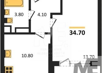 Продаю 1-комнатную квартиру, 34.7 м2, Республика Башкортостан, Лесная улица