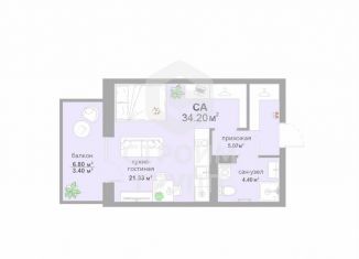 Продам квартиру студию, 34.2 м2, Владимирская область