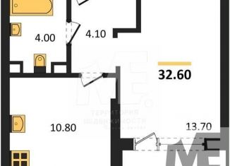 Продается 1-комнатная квартира, 32.6 м2, Республика Башкортостан, Лесная улица