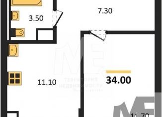 Продам 1-комнатную квартиру, 34 м2, Дюртюли, Лесная улица