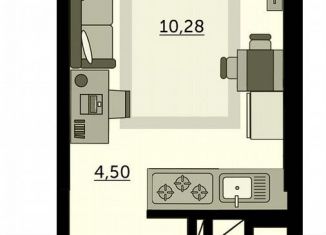 Продам квартиру студию, 28.4 м2, Ростов-на-Дону
