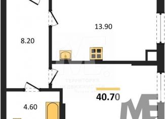Продажа однокомнатной квартиры, 40.7 м2, Республика Башкортостан, Лесная улица