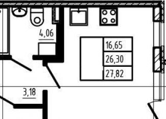 Продается квартира студия, 26.3 м2, Сертолово