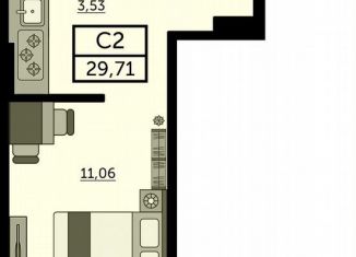 Продажа квартиры студии, 29.4 м2, Ростов-на-Дону, улица Ларина, 45с11