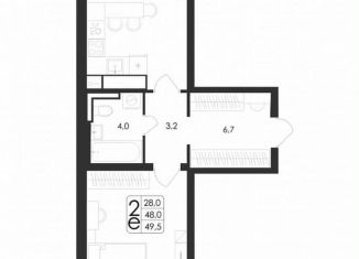 Продается 1-комнатная квартира, 49.5 м2, Воронеж, улица Загоровского, 5/3