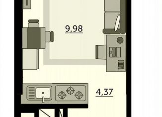 Квартира на продажу студия, 28 м2, Ростов-на-Дону