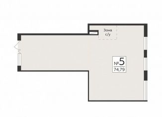 Продам помещение свободного назначения, 74.79 м2, Воронеж, проспект Труда, 117
