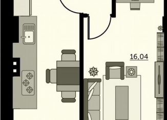 Продажа 1-ком. квартиры, 43 м2, Ростов-на-Дону, улица Ларина, 45с11