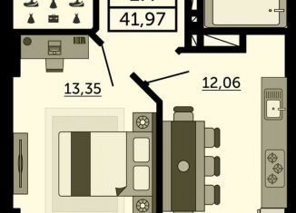 Продам однокомнатную квартиру, 41.7 м2, Ростов-на-Дону, улица 23-я Линия, 54с4