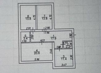 Продам трехкомнатную квартиру, 82 м2, Махачкала, Красноярская улица, 12к2