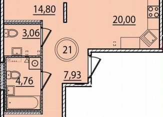 Продаю 2-комнатную квартиру, 60 м2, посёлок Шушары