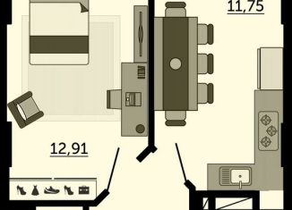 Продажа 1-комнатной квартиры, 39.5 м2, Ростов-на-Дону, улица 23-я Линия, 54с4