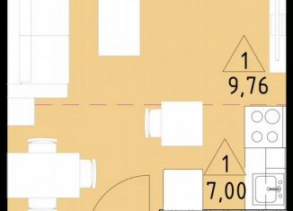 Продаю квартиру студию, 25.4 м2, Московская область