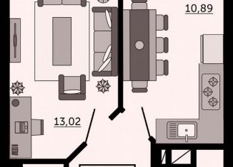 Продаю 1-комнатную квартиру, 39.6 м2, Ростов-на-Дону