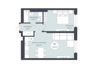 Продается 1-комнатная квартира, 44 м2, Республика Башкортостан