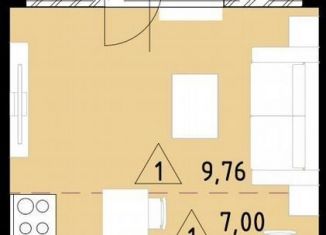 Квартира на продажу студия, 25.4 м2, Московская область