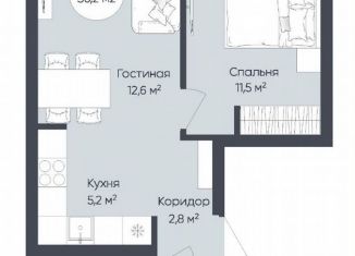Продажа однокомнатной квартиры, 36.2 м2, Республика Башкортостан
