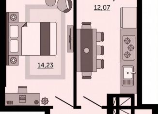Продажа 1-ком. квартиры, 37.7 м2, Ростов-на-Дону, Кировский район, Кировский проспект, 89