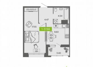 Продажа 1-ком. квартиры, 37.9 м2, Архангельск, Октябрьский округ, улица Самойло, 1к1