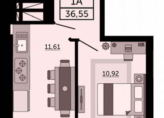 Продается однокомнатная квартира, 36.6 м2, Ростов-на-Дону