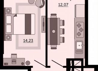 Продается 1-комнатная квартира, 37.7 м2, Ростов-на-Дону, Кировский район