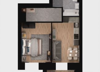 Продажа 1-комнатной квартиры, 44.3 м2, посёлок городского типа Медведево