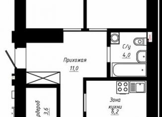 Продаю 3-комнатную квартиру, 88.8 м2, Барнаул, улица Сухэ-Батора, 39