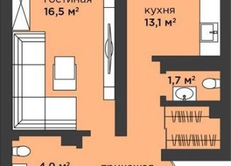 Продаю двухкомнатную квартиру, 64.4 м2, Калининград, ЖК Лето