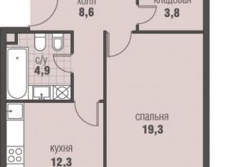 Продается однокомнатная квартира, 48.9 м2, Москва, Киевское шоссе, 22-й километр, 6Вк4