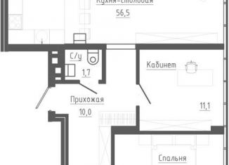 Продажа четырехкомнатной квартиры, 121 м2, Новосибирск, улица Чаплыгина, 54, метро Площадь Ленина