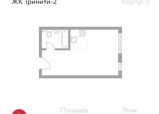 Продам квартиру студию, 26.5 м2, Москва, улица Лётчика Осканова, 6