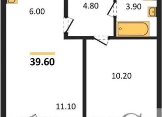 Продается 1-ком. квартира, 39.6 м2, Новосибирск, 1-я Чулымская улица, 112/5, ЖК Ясный Берег