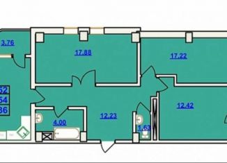 3-ком. квартира на продажу, 85.4 м2, Краснодар, Симферопольская улица, 58/3, ЖК Фрегат