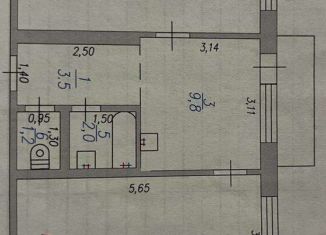 Продам 2-комнатную квартиру, 52 м2, Полысаево, улица Бажова, 7