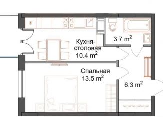 Продаю однокомнатную квартиру, 34.7 м2, Санкт-Петербург, муниципальный округ Лиговка-Ямская