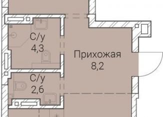 Продаю 1-ком. квартиру, 68.5 м2, Новосибирская область, Овражная улица, 2А