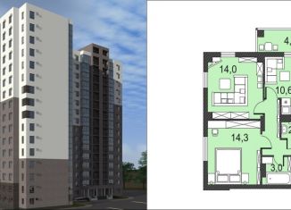 Продается двухкомнатная квартира, 57.6 м2, Волгоград, Красноармейский район