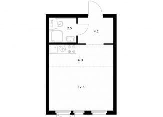 Квартира на продажу студия, 25.4 м2, Москва, жилой комплекс Митинский Лес, 2.2