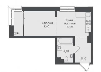 Продаю 1-ком. квартиру, 33.4 м2, Иркутская область