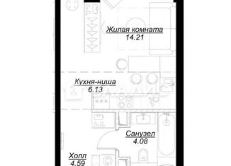 Продажа квартиры студии, 29 м2, Москва, 4-я улица Марьиной Рощи, 12к2