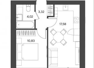 Продается однокомнатная квартира, 36.4 м2, Ульяновск, Заволжский район