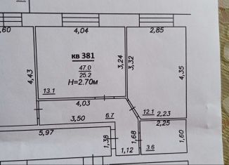 Продам двухкомнатную квартиру, 49.4 м2, Ставрополь, Пригородная улица, 251Ак2, микрорайон № 16