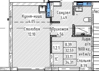 Продажа 1-ком. квартиры, 33 м2, Екатеринбург