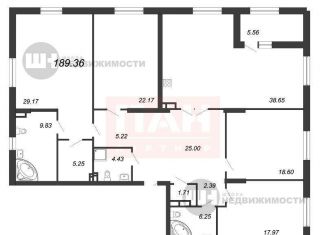 Продается 4-ком. квартира, 192 м2, Санкт-Петербург, муниципальный округ Петровский, Петровская коса, 6к1